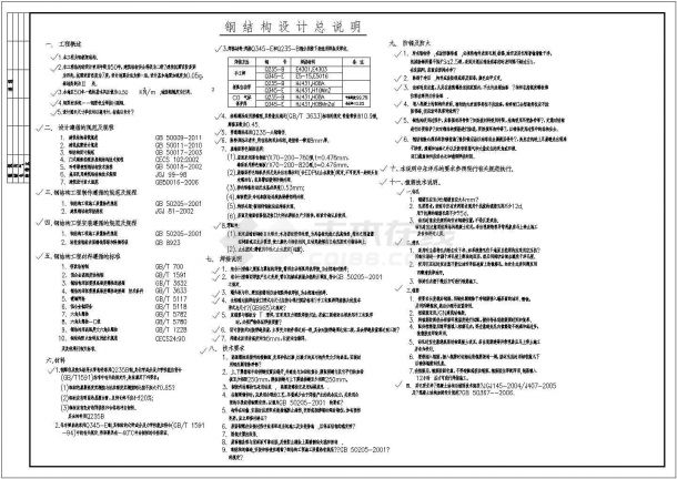 某钢结构电梯钢结构节点施工图（节点很全）-图一