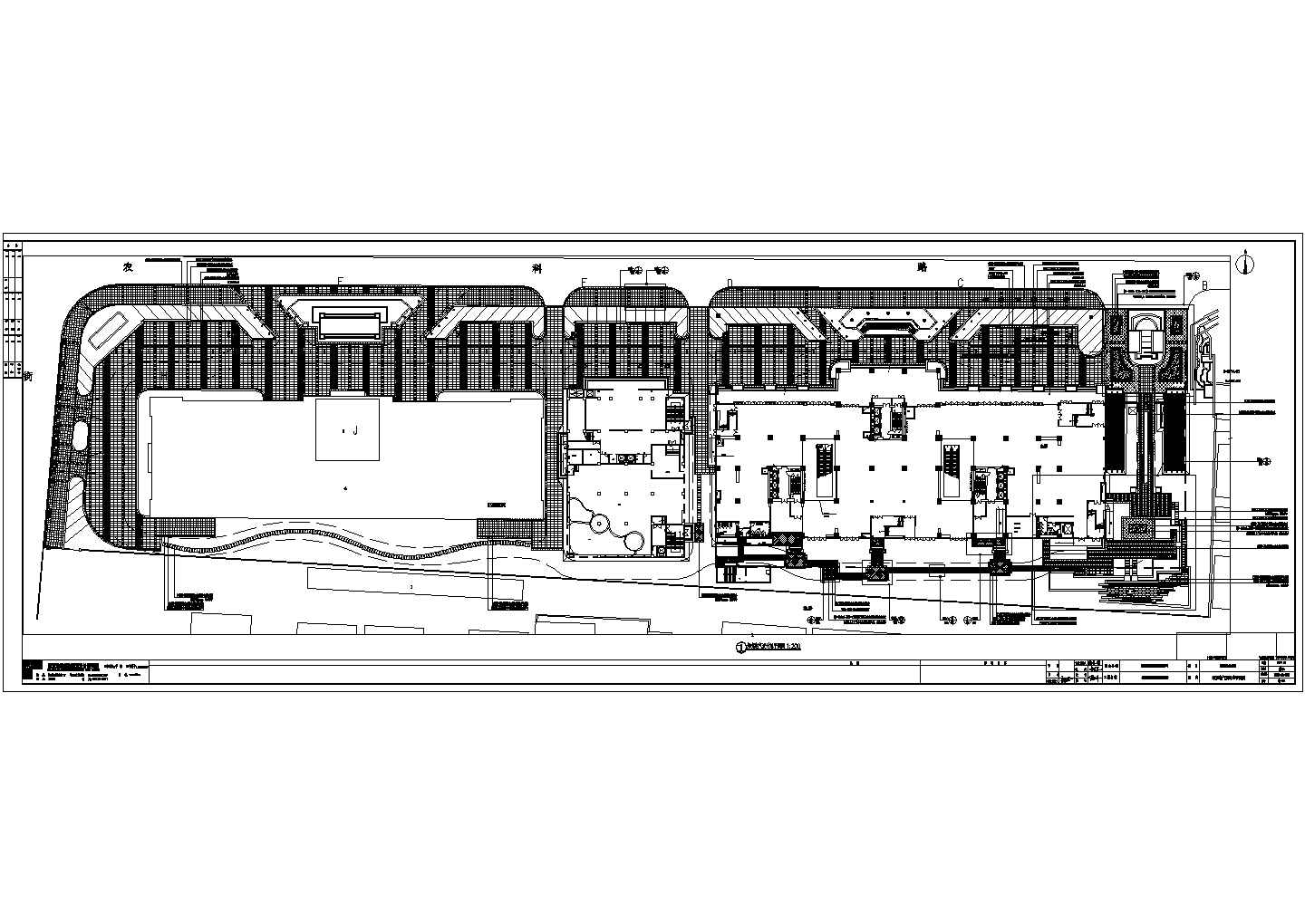 河南嘉辰时代公寓铺装设计总平面图