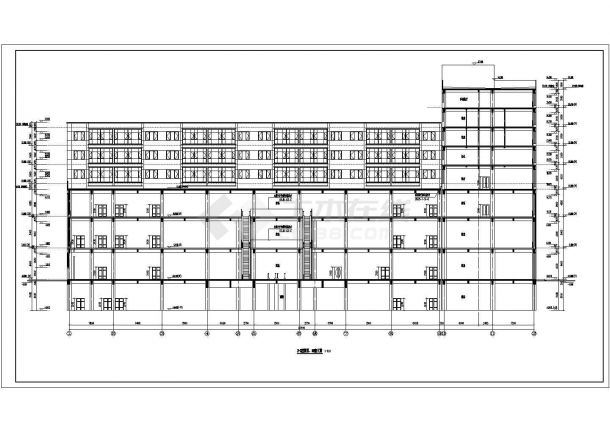 某地区8层商业综合楼建筑设计方案-图二