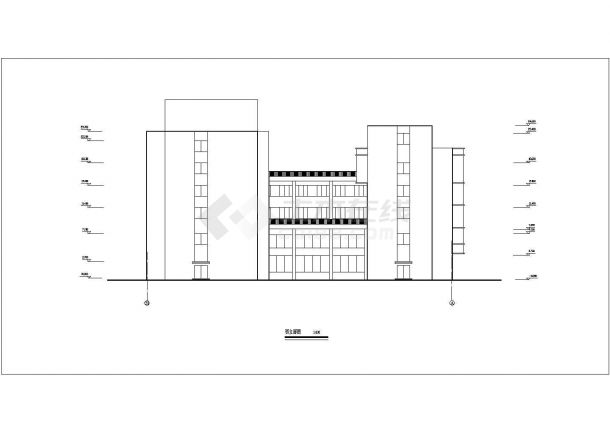 某地区6层医院急诊楼建筑设计方案-图二