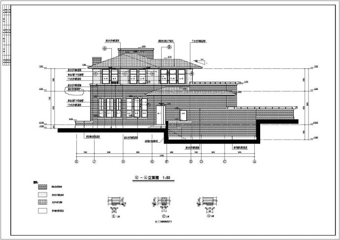 某地区二层带地下层别墅建筑设计方案图纸_图1