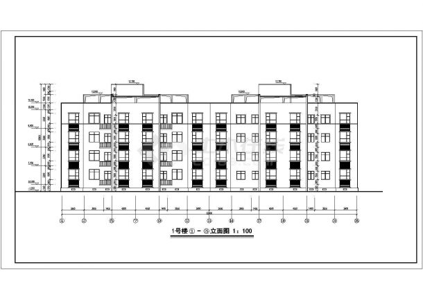 南方某地区四层住宅楼建筑设计方案-图二