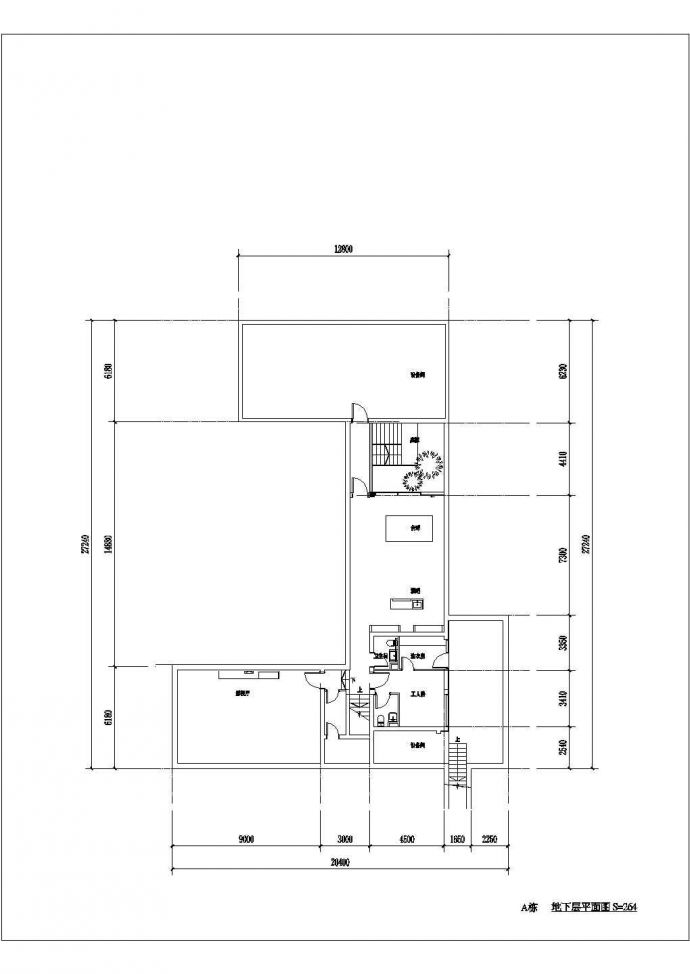 某开发商开发的北京专家楼方案设计图_图1
