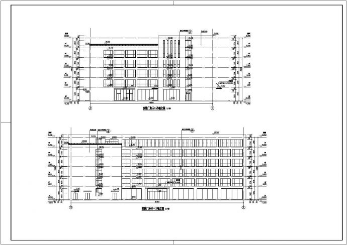 南京某公司六层综合办公楼建筑设计施工图_图1