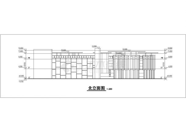 某地区二层框架结构幼儿园建筑设计方案图纸-图二