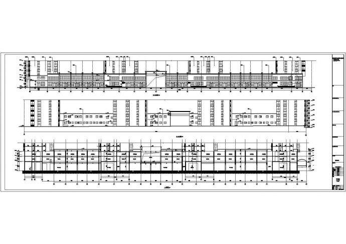 某地区二层框架结构商住楼建筑设计方案图纸_图1