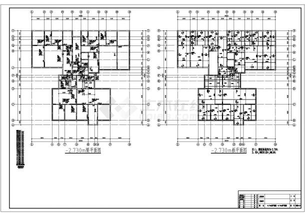 32层品字住宅全套建筑结构图（纯剪力墙）-图二