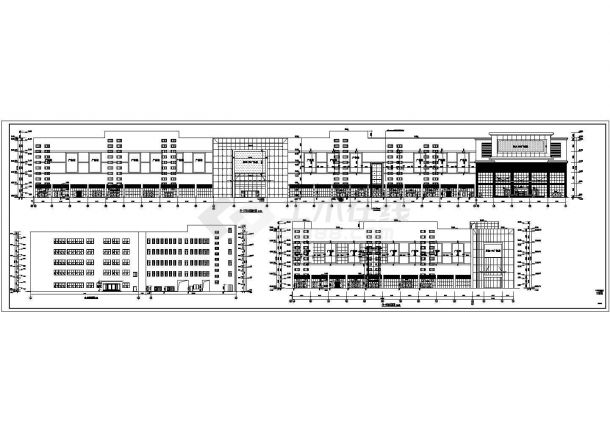 沿海某地区五层大型商场建筑设计施工图-图二