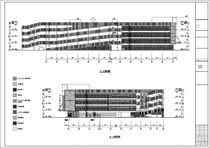 北京某四层商业综合楼建筑设计施工图_图1
