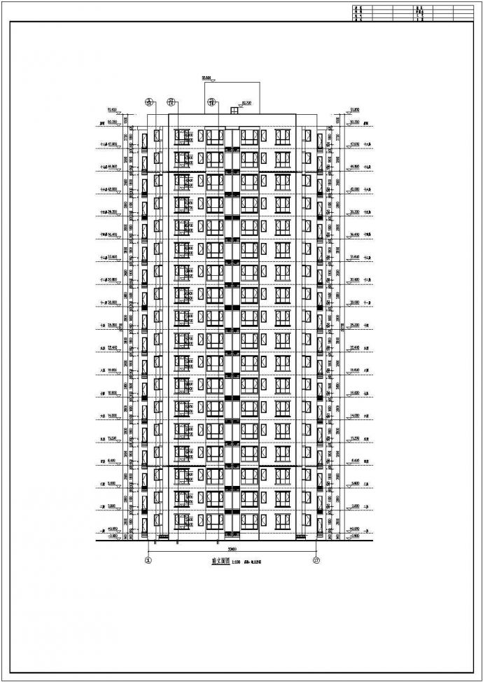 某地区18层保障性住房建筑设计方案_图1