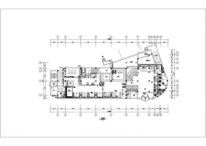 沈阳某七层大型洗浴中心空调风水系统设计图_图1