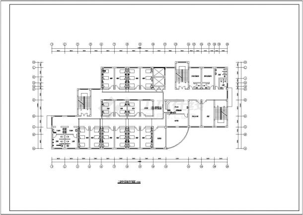 某二层医院呼叫系统电气设计施工图-图二