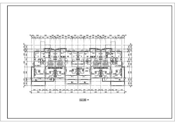 某小区四层砖混结构别墅建筑方案图-图二