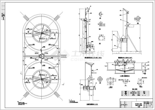 某区污水处理厂给排水施工图（一体化氧化沟工艺）-图二