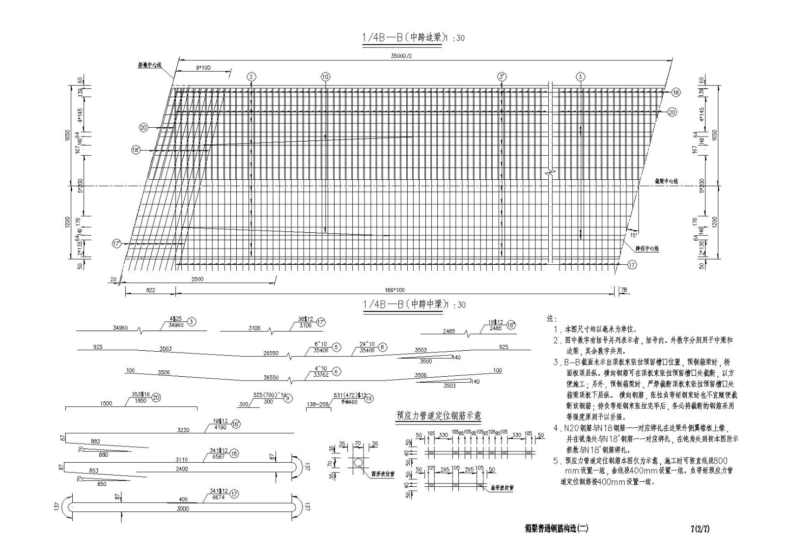 箱梁普通钢筋构造设计图