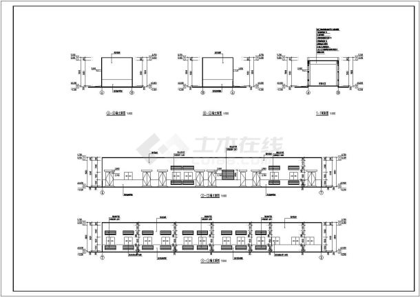 某地区单层详细设备房建筑设计施工图-图一