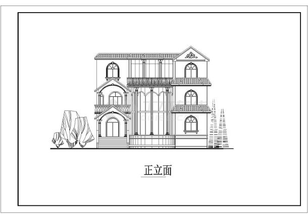 某个人收集的几十种二层别墅建筑设计方案图-图一