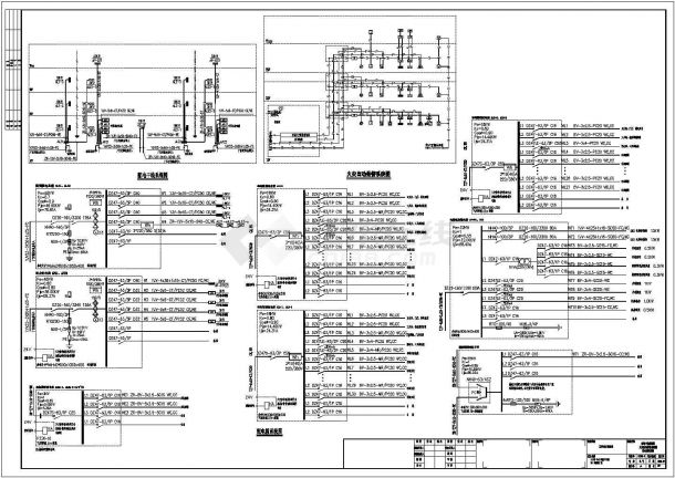某三层框架结构电子科技园标准厂房电气施工图-图二