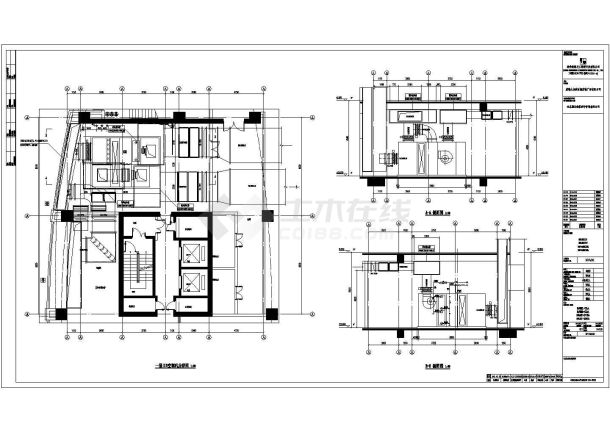 威海某二十七层商业综合暖通施工图空调机房详图（三）-图二