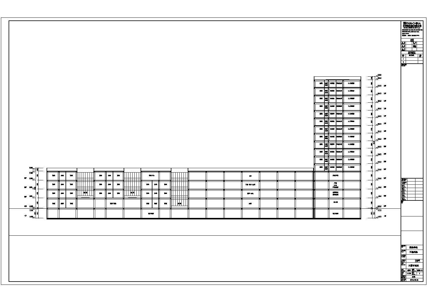 安徽某医院建筑平面布置方案设计图