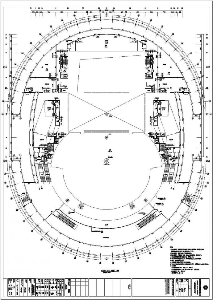 某地区七层电影院建筑设计平面方案_图1