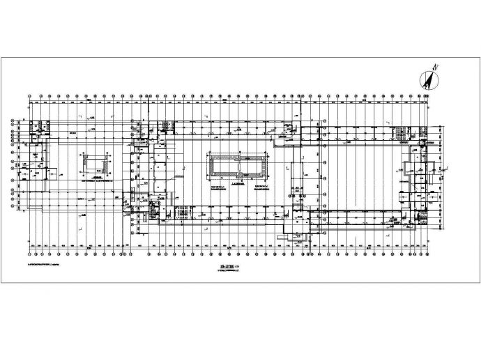 某地六层框架教学楼建筑初步平面设计图纸_图1