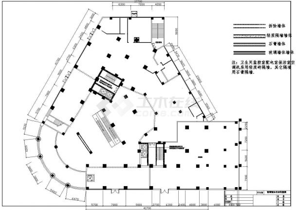 某四层百货商场整体装修设计施工图-图二