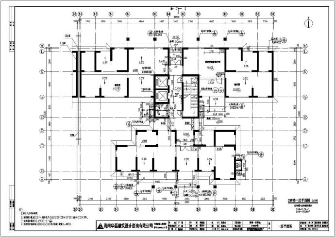 某小区两套32层带跃层住宅楼户型平面方案_图1