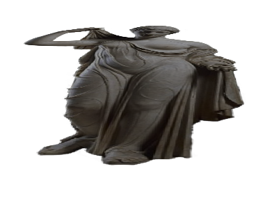 现代公园欧式女性人物石膏雕塑2Dsu模型-图二