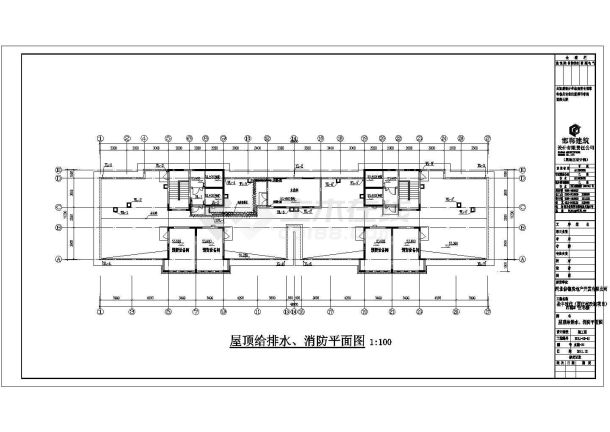 某地十八层框剪结构商住楼给排水及消防施工图（带一层地下室）-图二