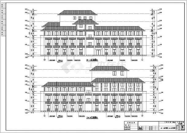 某酒厂三层综合办公楼建筑设计方案-图二