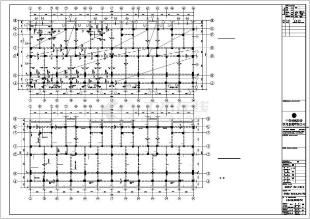 武汉5层框架结构洋房全套结构施工图-图二