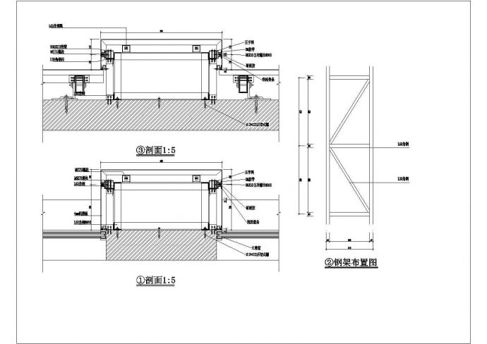 干挂外墙铝塑板CAD图纸_图1