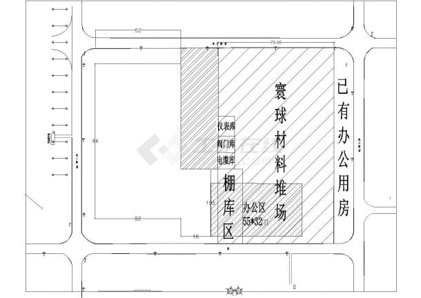 某地区炼油厂规划设计总平面布置图-图一