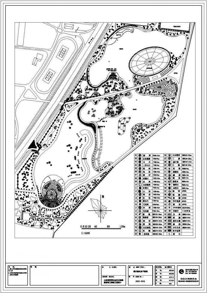大连银河湾生态旅游园南区景观规划总平面图_图1