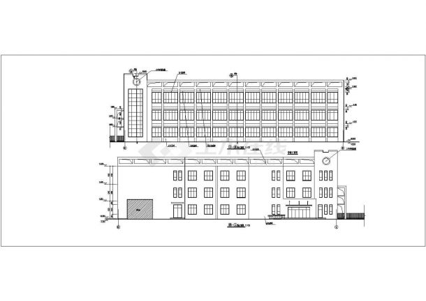 某地中学音乐教学楼建筑方案设计图-图一