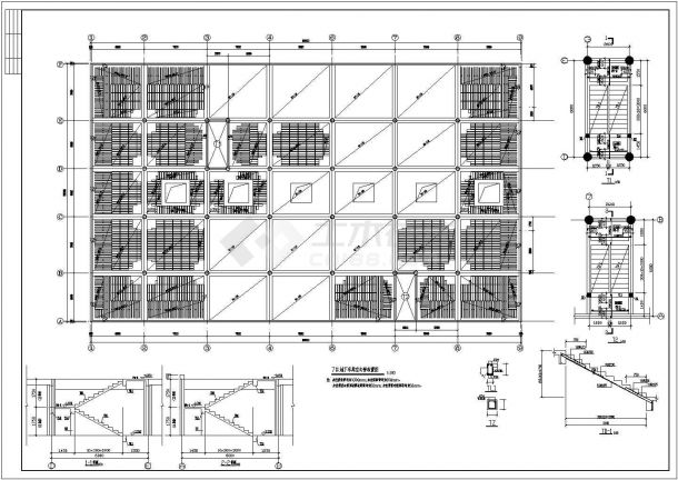 某剪力墙结构地下车库结构设计图-图二