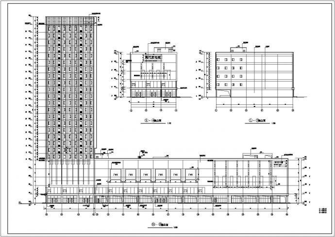 某25层办公、商业综合大厦强电施工图_图1