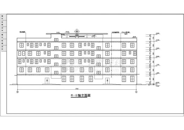 惠安净峰5层框架结构医院综合楼建筑方案图-图二