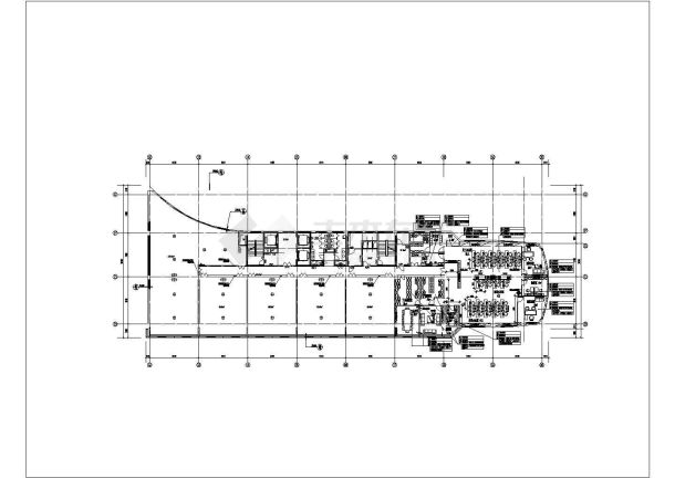 某500平方左右小型办公室布置方案图-图二