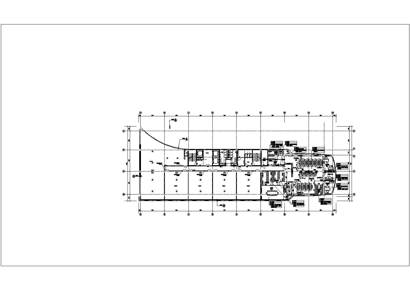 某500平方左右小型办公室布置方案图