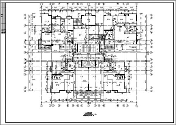 某26层平台花园详细建筑设计施工图-图二