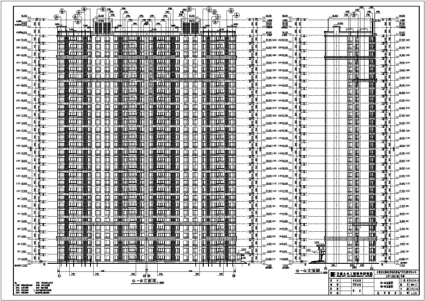 某地区30层住宅楼建筑设计施工图