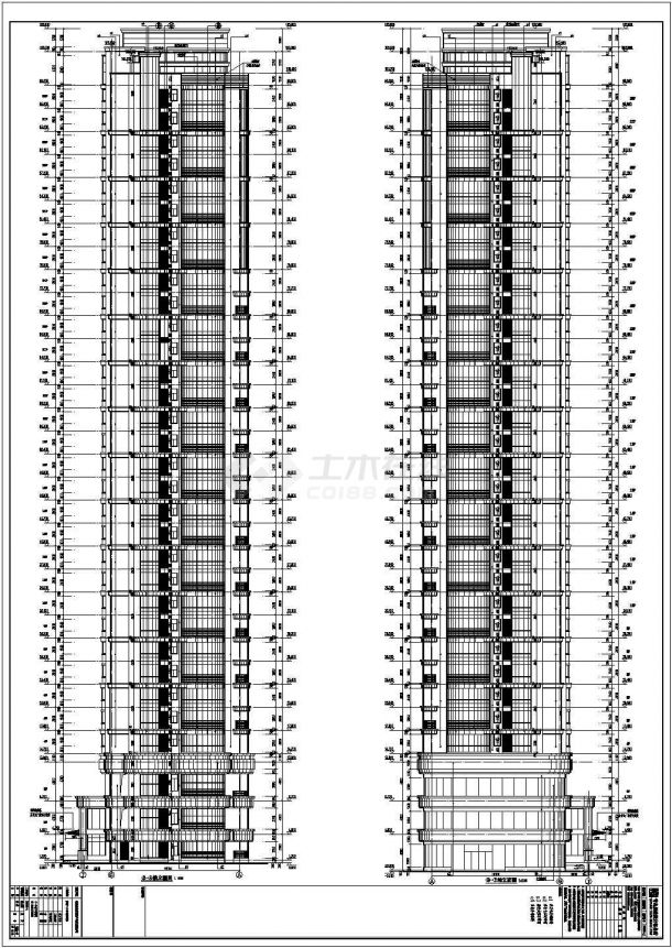 六合御庭4#32层商住楼建筑设计方案-图二
