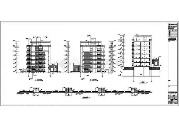临沂市某小区6层住宅楼建筑设计方案-图二