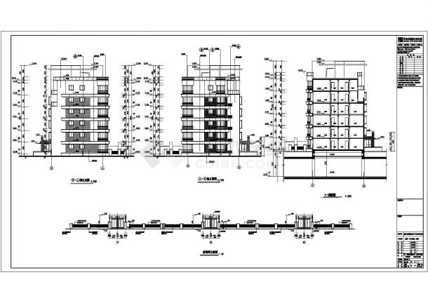 临沂市某小区6层住宅楼建筑设计方案-图一