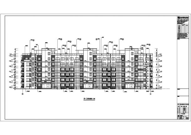 临沂市某小区6层住宅楼建筑设计方案-图二
