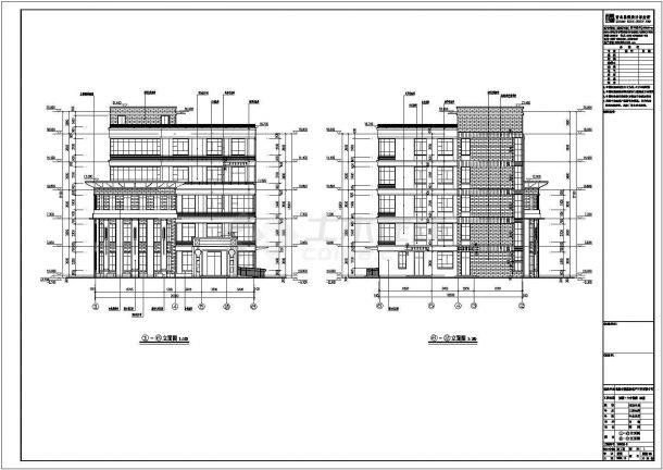 临沂市某小区五层幼儿园建筑设计方案-图二