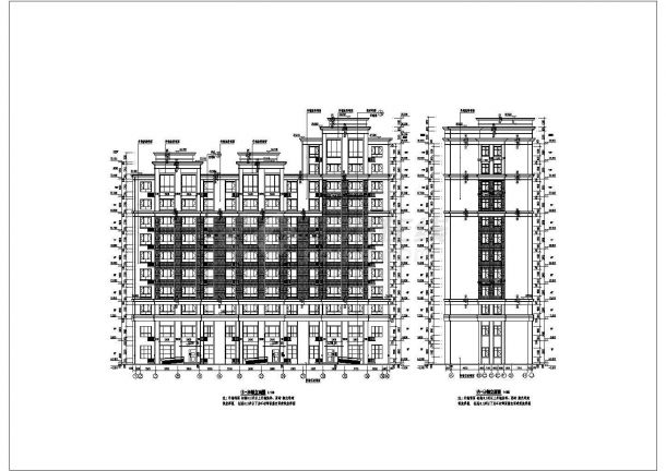 某小区12层复式住宅楼建筑设计方案-图一