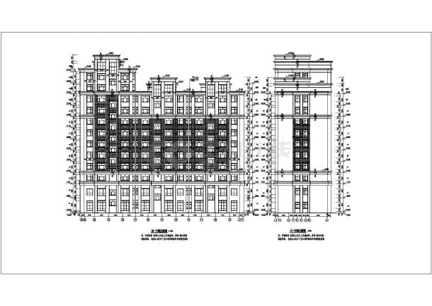 某小区12层复式住宅楼建筑设计方案-图二